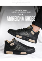 Zapatos para correr informales de verano para hombre, zapatillas altas transpirables, zapatillas de deporte de cuero de lujo para h - details 6