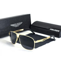 2025 POLICER Gafas de Sol Pilot para Hombre UV400 Polarizadas, Regalo Familiar para Viajes y Piscina, Diseño Retro Italiano - details 2
