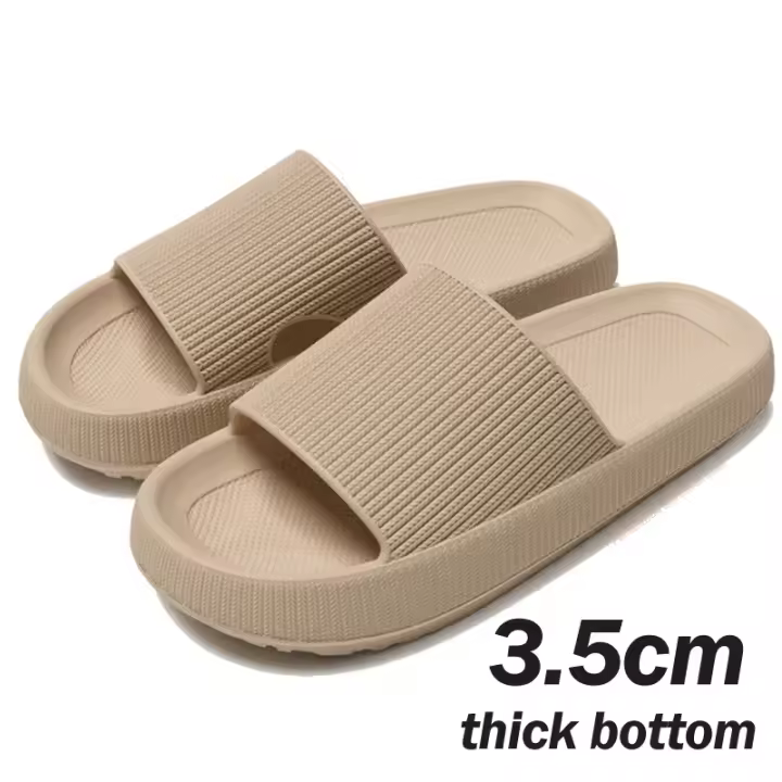 Zapatillas de Verano Suaves con Estampado de Leopardo Pantuflas Planas Antideslizantes para Hombres y Mujeres Moda en Casa - 1