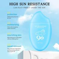 Protector solar facial, protector solar Mineral hidratante resistente al agua, tinte transparente, crema antiedad SPF 50+, protector solar con Control de aceite - details 13