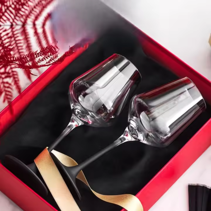 Copas de vino tinto (cristal, 9,5 x 9,5 x 23,7 cm, 6 unidades) - 1