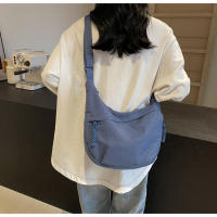 Bolso cruzado minimalista de gran capacidad para mujer, bolso pequeño de hombro para estudiante, bolso de dumplings versátil, nuevo estilo - details 42