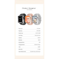 Reloj Inteligente de Fiyas Series 8 Pulsera con Llamadas, Bluetooth, NFC, Display de Temperatura Corporal Para Hombres y Mujeres Compatible con IOS y Android - details 15