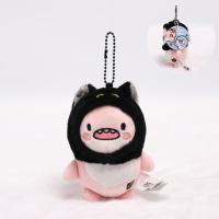 Animal relleno tiburón gordo colgante llavero decoración muñeca suave tiburón llavero de felpa Kawaii adorno colgante colgante de tiburón de dibujos animados - details 16