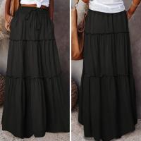 Falda Maxi con Volantes Vintage de los 90 Estilo Boho de Cintura Alta con Paneles Superpositos - details 11