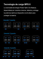 Baseus Cargador tipo c rápido de escritorio 65W GaN, cargador multiple 4 en 1 para iPhone, computadora portátil, Xiaomi y Samsung - details 8