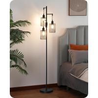 Lámpara de Pie LED Regulable Lámpara de Pie Vintage de 3 Luces con Bombillas E27 - details 0