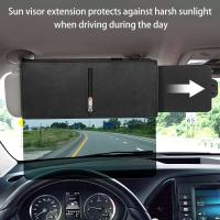 Extensor universal para viseras, protector solar elástico antideslumbrante UV, accesorios para camiones SUV, protector solar interior para automóviles - details 4