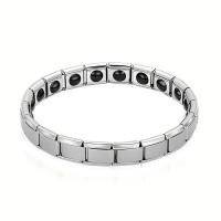 1Pc Magnetic Bracelet Anti-static Energy Bracelet Stainless Steel Health Bracelet - details 5