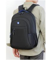 Moqueta Aleatoria con Cremallera, Mochila de Gran Capacidad para Senderismo al Aire Libre y Acampada para Hombres, Compatible con Portátil de 17 Pulgadas, Mochila Escolar Duradera con Múltiples Compartimentos, Diseño Multicapa, Protección Lumbar - details 1