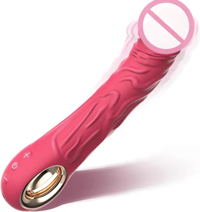 Consolador Vibrador Realista para Mujeres Hombres, Juguetes Sexuales Estimulador Anal del Punto G del Clítoris con 10 Modos de Vibración Potentes, Vibradores de Dedo Vibrador Potente Impermeable para Parejas - 1