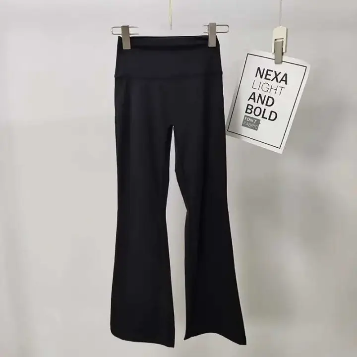 Leggings de yoga para acampar de cintura alta para mujer, pantalones deportivos de pierna ancha informales transpirables de alta gama para gimnasio - 1
