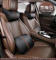 Cubierta de asiento de coche BUNO con almohada de cuero viscoelástico Almohadilla de respalda para coche VIE - details 10