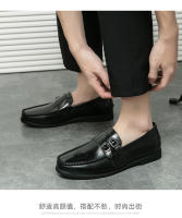 Estilo de pelo puntiagudo casual británico mocasines tendencia transpirable. - details 9