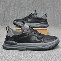 Primavera zapatos de los hombres de verano nuevo hueco transpirable agujero zapatos versátil ligero de moda de los hombres deportes y sandalias de ocio - details 9