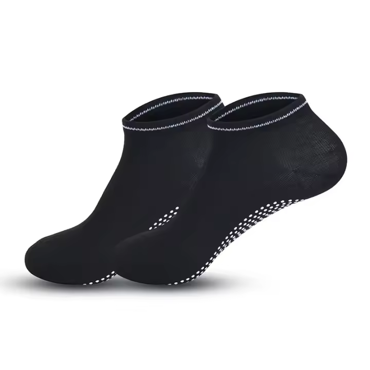 Mujeres antideslizante calcetín trampolín Yoga calcetín algodón transpirable corto calcetines elasticidad deporte Niño niña fuera Deporte Calcetines EU33-39 - 1