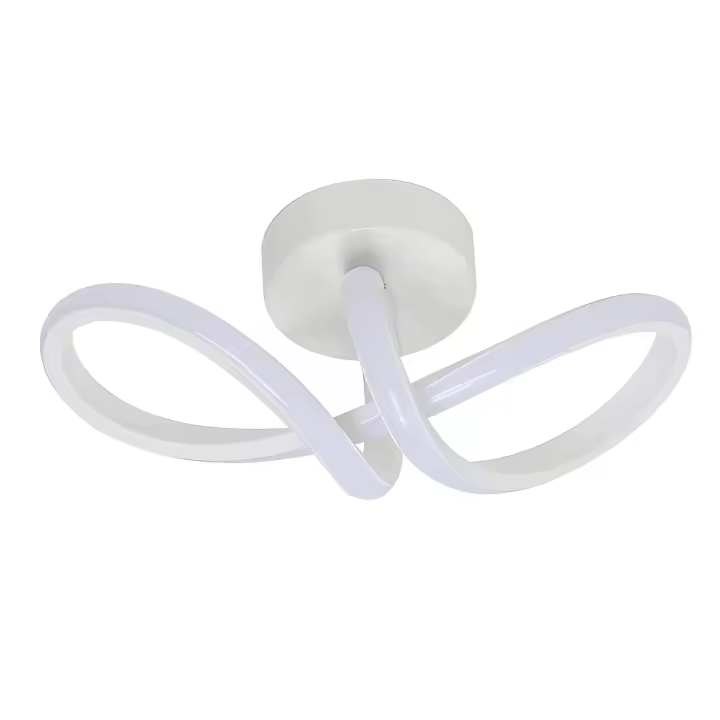 Plafón LED de aluminio con forma especial de 8 formas: 16W blanco L29*W10 luz blanca temperatura de color 6500K Goeco - 1