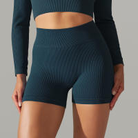 Hamidou-pantalones cortos deportivos para mujer, mallas transpirables de cintura alta para Yoga, correr, ciclismo, entrenamiento, gimnasio, Verano - details 41