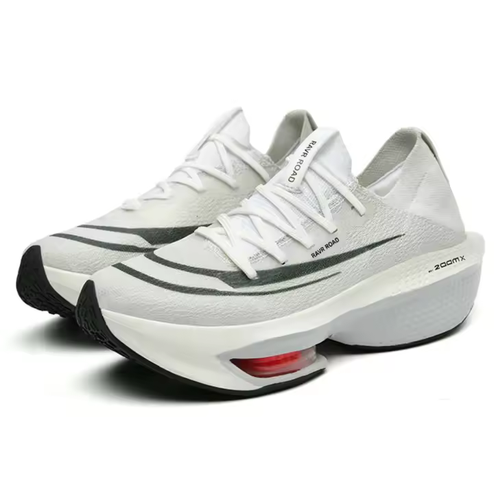 Zapatillas de Correr Blancas y Transpirables Zapatillas de Baloncesto de Diseñador para Hombres y Mujeres Zapatillas de Caminar Planas para Exteriores - 1