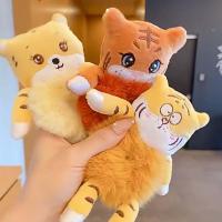 Muñeco de peluche, cuerda para el cabello de felpa, lazos elásticos para el cabello, bandas para el cabello para lavar la cara, cuerdas para el cabello de tigre de estilo coreano, diademas de tigre - details 7