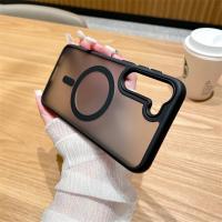 Nueva funda de teléfono de negocios translúcida mate de lujo para Samsung Galaxy S25 S24 Ultra S23 S22 Plus S20 S21 FE Magsafe cubierta magnética - details 10