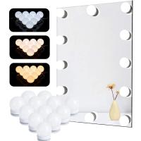 Bombillas LED para espejo de maquillaje, luces de tocador con USB, 12V, iluminación regulable para tocador de baño - details 0