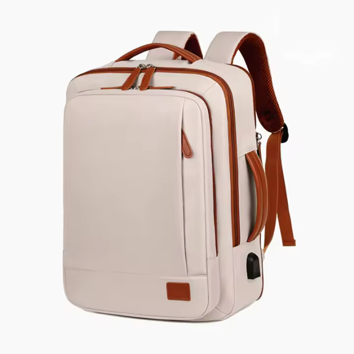 Mochila de negocios para mujer, mochila impermeable para ordenador portátil, bolsa de viaje para fin de semana con puerto USB, bolsas para estudiantes universitarios, mochila de viaje - 1