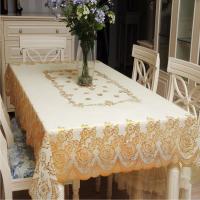 Mantel de PVC estampado en caliente de estilo europeo, estampado ENCE, impermeable, resistente al calor, resistente al aceite, no lavable, utilizado para - details 8