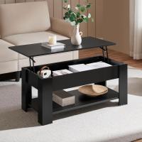 Mesa de Café Elevable y Extensible con Revistero 98x50x(41,8-56) cm Mueble para Sala de Estar y Comedor - details 64