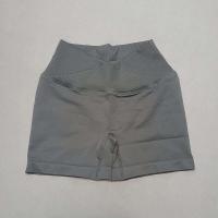 Crossover mujeres deporte gimnasio entrenamiento correr cintura alta Yoga Push Up cadera sin costuras Fiess Shorts - details 0