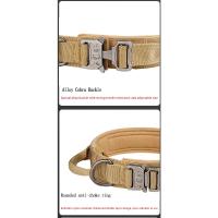 Collar táctico de nailon con hebilla de Metal para perro, Collar transpirable para entrenamiento de perros medianos y grandes, productos para mascotas al aire libre - details 3