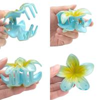 Pinza para el pelo con forma de flor para mujer, accesorio para el cabello, 6 piezas, grande, para pelo grueso, fino, estilo dulce - details 2