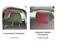 Espejo de seguridad para asiento trasero de Bebé y Niño, accesorio ajustable con gran angular, rotación de 360 grados - details 10