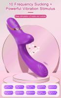 Vibrador de punto G, juguete sexual, potente inhalador de clítoris 2 en 1, consolador de estimulación al vacío, masturbación femenina - details 0
