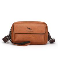 Bandolera de cuero impermeable para hombre, bolso de hombro clásico, de diseñador, de lujo - details 1