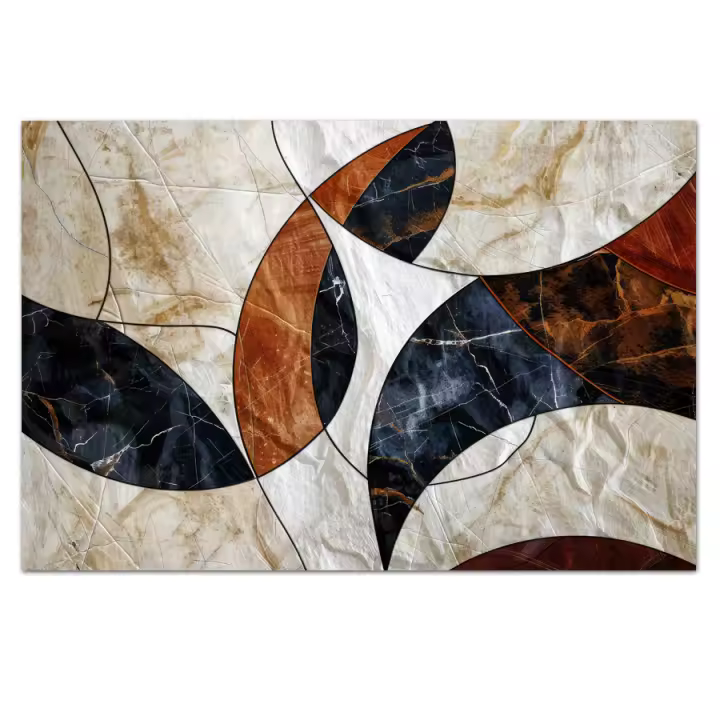 Papel tapiz impreso moderno Shinehome Autoadhesivo, impermeable, adecuado para interiores - 1