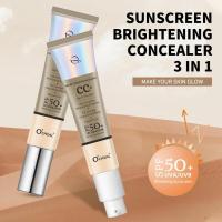 CC Cream con 50, crema correctora de color, protector solar SPF 50, base de cobertura total, base ligera hidratante - details 10