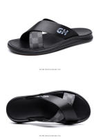 Zapatillas de Moda para Hombres en Verano Suela Suave de Lujo con Luz Diseño de Tiraje Exterior Personalizable Tendencia de Sandalias de Playa - details 19