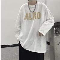 Camiseta de Manga Larga de Moda Ropa Interior Suelta para Hombres en Primavera y Otoño - details 0