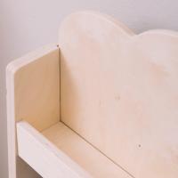 librería montessoriana para niños |   Estantes de 3 Alturas en Madera Natural |   Colocación Frontal de los Libros - details 3