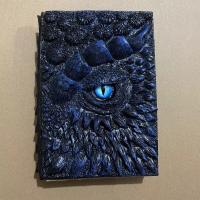 Cuaderno A5 con cubierta en relieve, escala de estrella de ojo de dragón, cuaderno en relieve, estilo mitología, textura de escala Vintage, cuaderno para niños - details 14