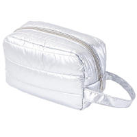 Bolsa de lavado de cosméticos, diseño lindo de maquillaje de estilo simple, regalo perfecto para madre y novia - details 4