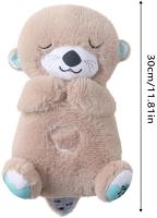 Muñeco de Panda para Niños con Movimientos de Respiración y Música Figura de Dibujos Animados de Algodón Tencel Ayuda de Dormir con Luz y Sonido Regalos de Navidad y Celebración - details 4