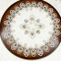 Manteles decorados con tela europea moderna ENCE, pequeños circulares para dormitorios, balcones, hoteles, restaurantes, banquetes, - details 10