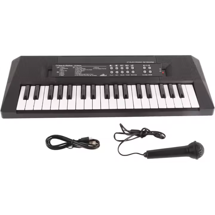 teclado musical profesional de piano de 37 teclas para amantes de la musica para estudiantes - 1