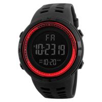 Reloj de lujo premium para hombre, relojes digitales deportivos para hombre, esfera grande, luminoso, resistente al agua, despertador, reloj de pulsera electrónico militar multifunción - details 17