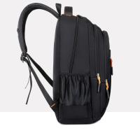 Mochilas de gran capacidad para hombre, bolso escolar impermeable y resistente al desgaste, correas de hombro anchas, mochila de viaje de tela Oxford - details 5