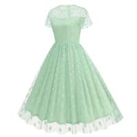Elegante Vestido de Lentejuelas de Estilo Hepburn Cuenta Alta A-e Tail - details 15