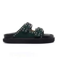 Chanclas decorativas con hebilla, zapatos Wanita, sandalias planas de verano al aire libre, zapatillas de mujer 2024 - details 10