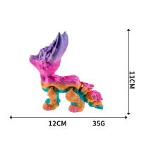 Figuras creativas de zorro realista con articulación móvil, impresión 3D de 12CM, simulación PLA, regalo hecho a mano, regalo para niños - details 0